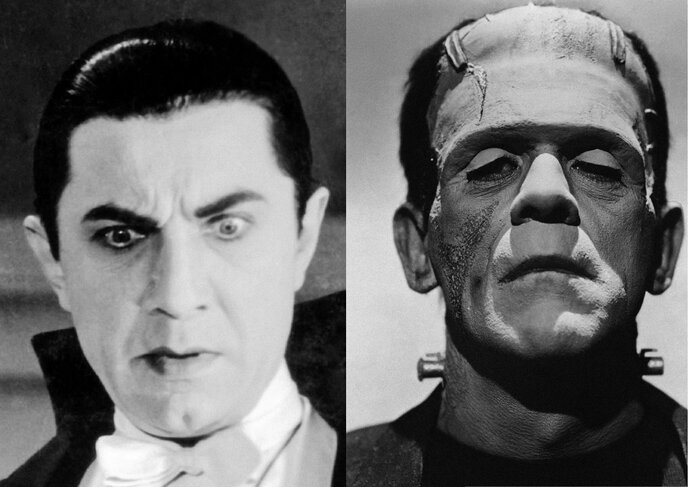 Ausschnitt: Dracula + Frankenstein, 1931