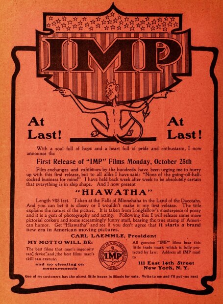 Poster: Hiawatha, 1909