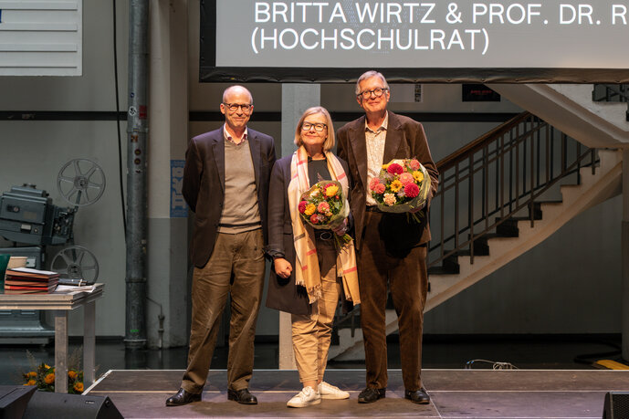 Verabschiedung Britta Wirtz und Prof. Dr. Rupert Vogel