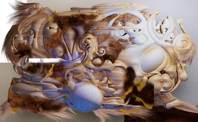 «ohne Titel», Tatjana Stürmer, 2020, digitale Zeichnung