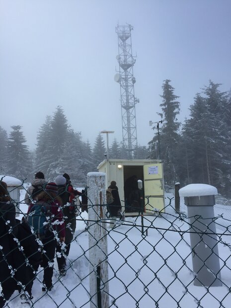 Exkursion zum Observatoire Hydro-Géochimique de l’Environnement bei Aubure, Frankreich