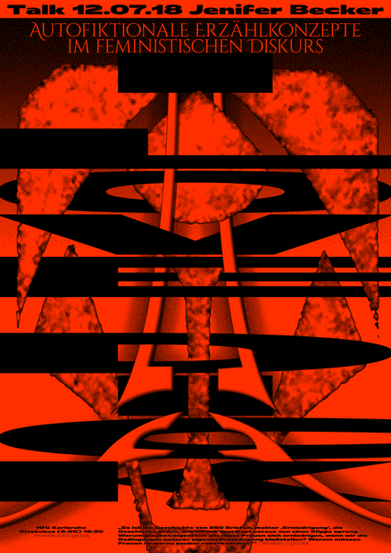 Ankündigungsplakat von Tatjana Stürmer und Lena Thomaka