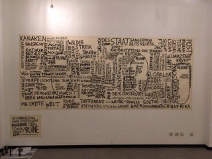 Warner, Julian „In Vorbereitung einer Ausstellung“ (Künstler:innenhaus Mousonturm, 2019)