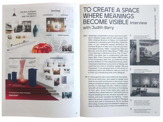 Materialien zu Ausstellungsdesign und Szenografie Heft 1