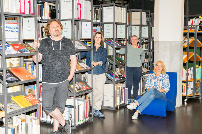 Die gemeinsame Bibliothek der HfG Karlsruhe und des ZKM