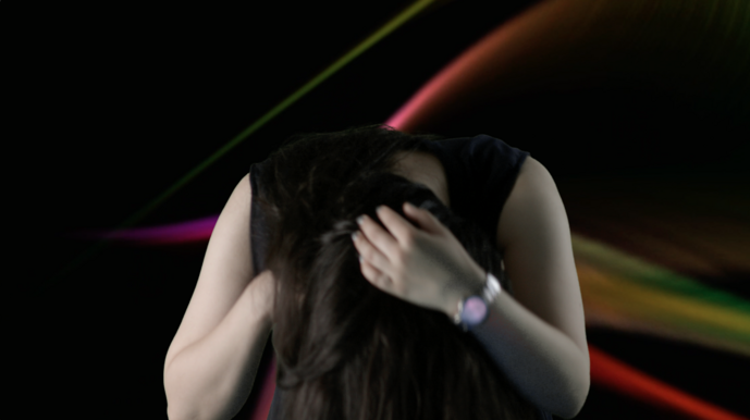 „Surface Black/Blue/Green“ von Ira Konyukhova