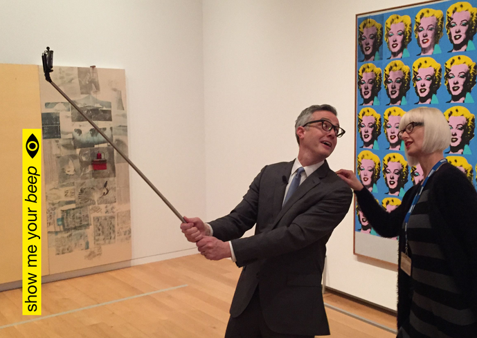 „show me your beep“, Veranstaltungsflyer