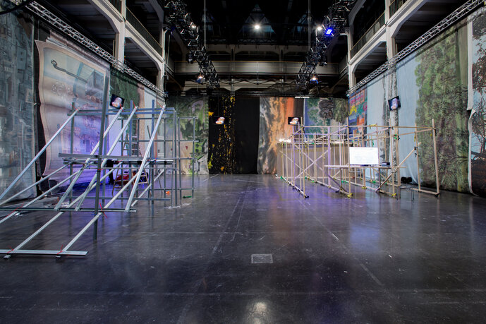 Raumsituation der Probe