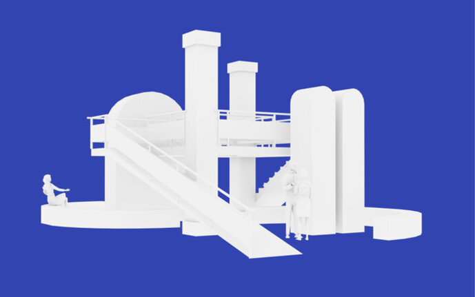 Lasse Peters: Entwurf Installa:on im öffentlichen Raum