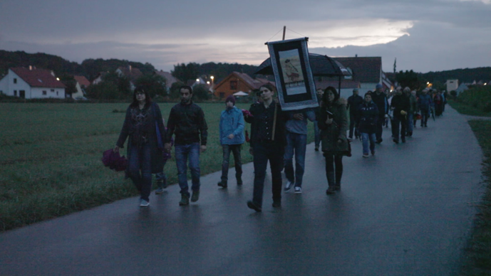 Prozession zum EUTERPE Gelände