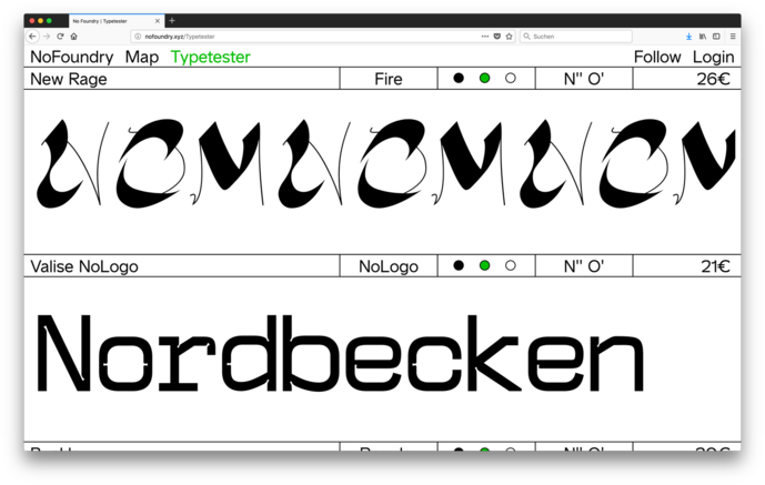 Screenshot NoFoundry