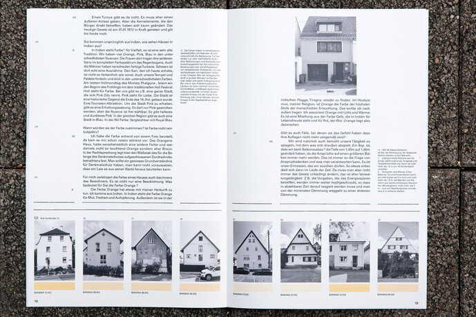 Magazin auf Ziegelbelag