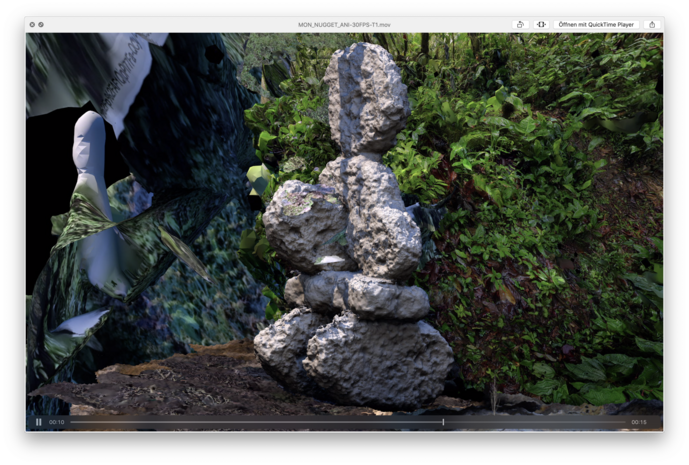 Screencap videoprojection