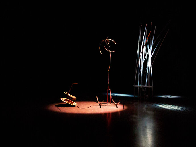 Maschinendinge: Dirigentenkreisel, Staksende Wippe, Wabbelndes Seegras