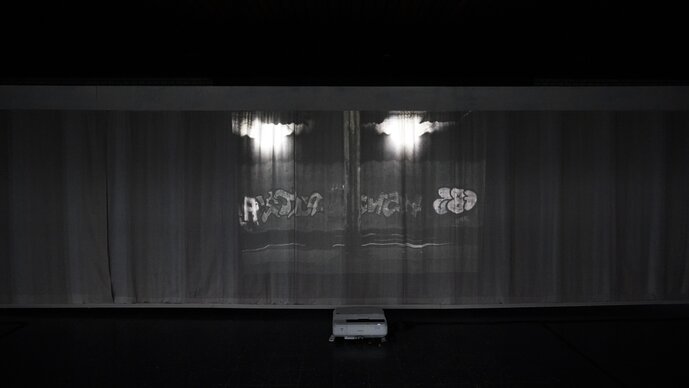 Ausstellungsfotos des Vordiploms von Amelie Enders mit dem Titel: Zwischen-Räume_n