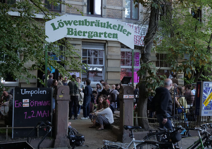 Umpolen im Löwenbräukeller, Eröffnung am 1. Mai 2026, Foto: Cédric Weber.